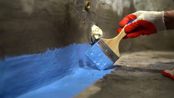 Commercial Waterproofing project at a Kingston Springs, TN business property by SJ Waterproofing Pros